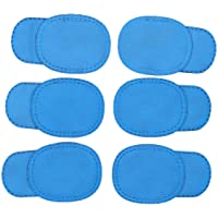 SUPVOX 6pcs parche en el ojo para gafas ojo perezoso estrabismo para niños (azul)